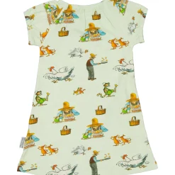 Barn Geggamoja Klänningar<Singoallaklänning Pettson och Findus Grön