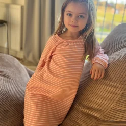 Barn Geggamoja Klänningar<Singoallaklänning Rosa/Offwhite