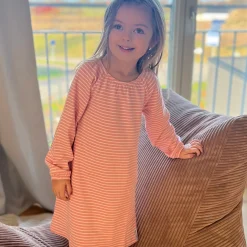 Barn Geggamoja Klänningar<Singoallaklänning Rosa/Offwhite