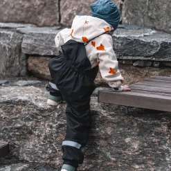 Barn Geggamoja Överdragsbyxor|Skal Och Regnkläder<Skalbyxor hög Svart