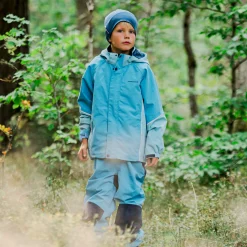 Barn Geggamoja Överdragsbyxor|Skal Och Regnkläder<Skalbyxor höga Ljusblå