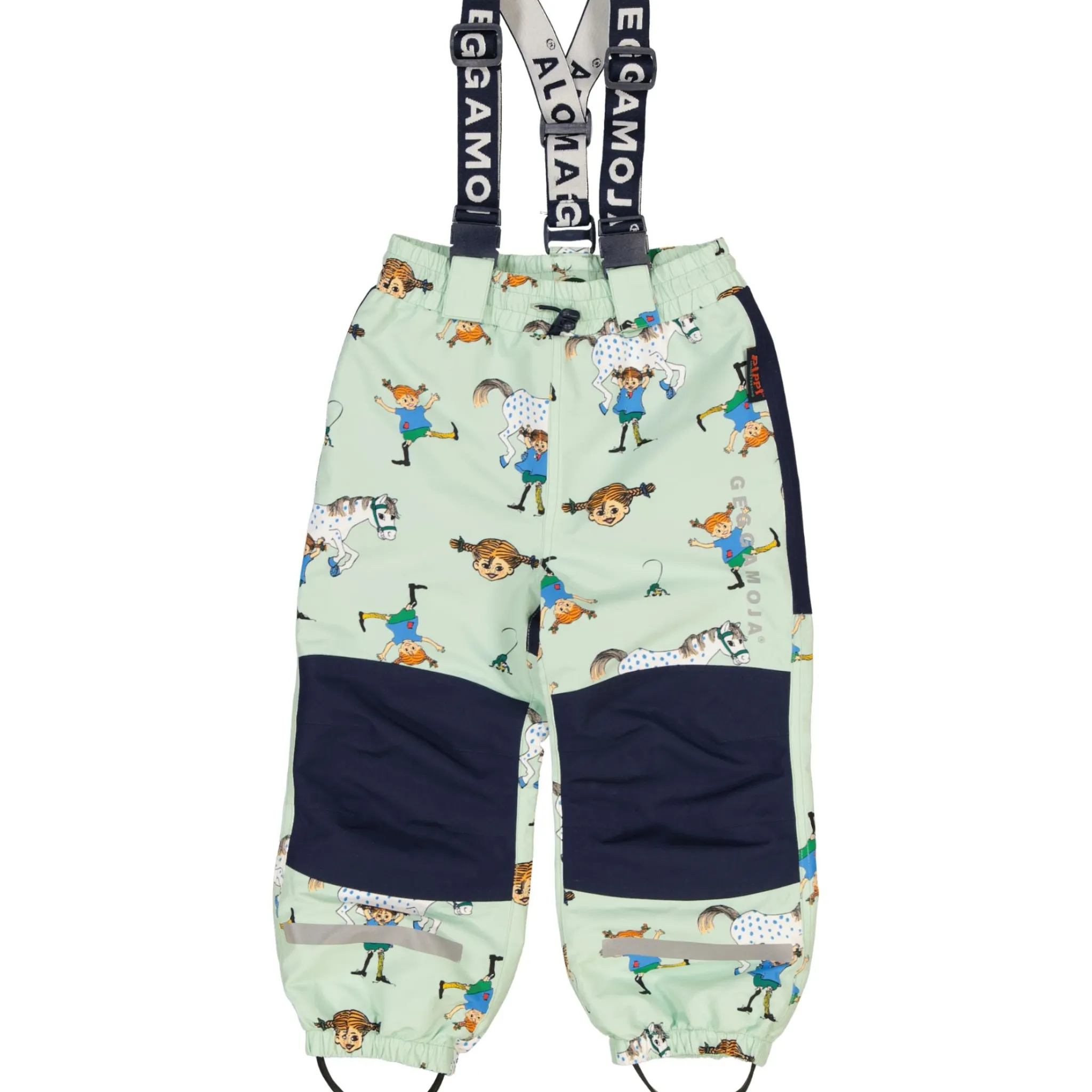 Barn Geggamoja Skal Och Regnkläder<Skalbyxor Pippi Långstrump Mint