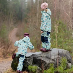Barn Geggamoja Skal Och Regnkläder<Skalbyxor Pippi Långstrump Mint