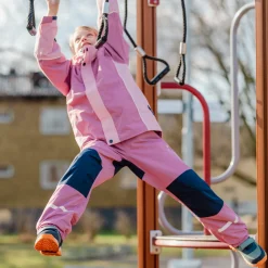 Barn Geggamoja Överdragsbyxor|Skal Och Regnkläder<Skalbyxor Rosa