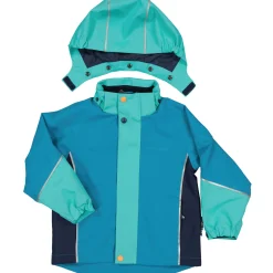 Barn Geggamoja Jackor|Skal Och Regnkläder<Skaljacka Petrol