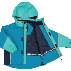 Barn Geggamoja Jackor|Skal Och Regnkläder<Skaljacka Petrol