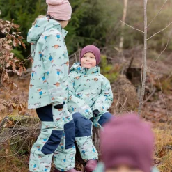 Barn Geggamoja Jackor|Skal Och Regnkläder<Skaljacka Pippi Långstrump Mint