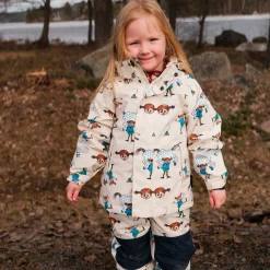 Barn Geggamoja Skal Och Regnkläder<Skaljacka Pippi Långstump Beige