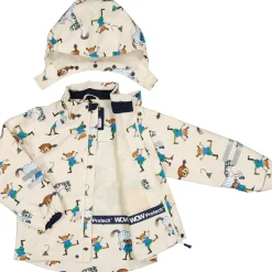 Barn Geggamoja Skal Och Regnkläder<Skaljacka Pippi Långstump Beige