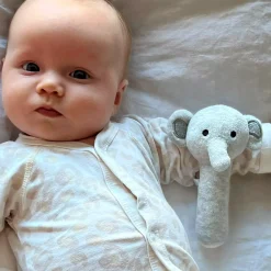 Geggamoja Mjukisdjur Och Doddi<Skallra Grå Elefant