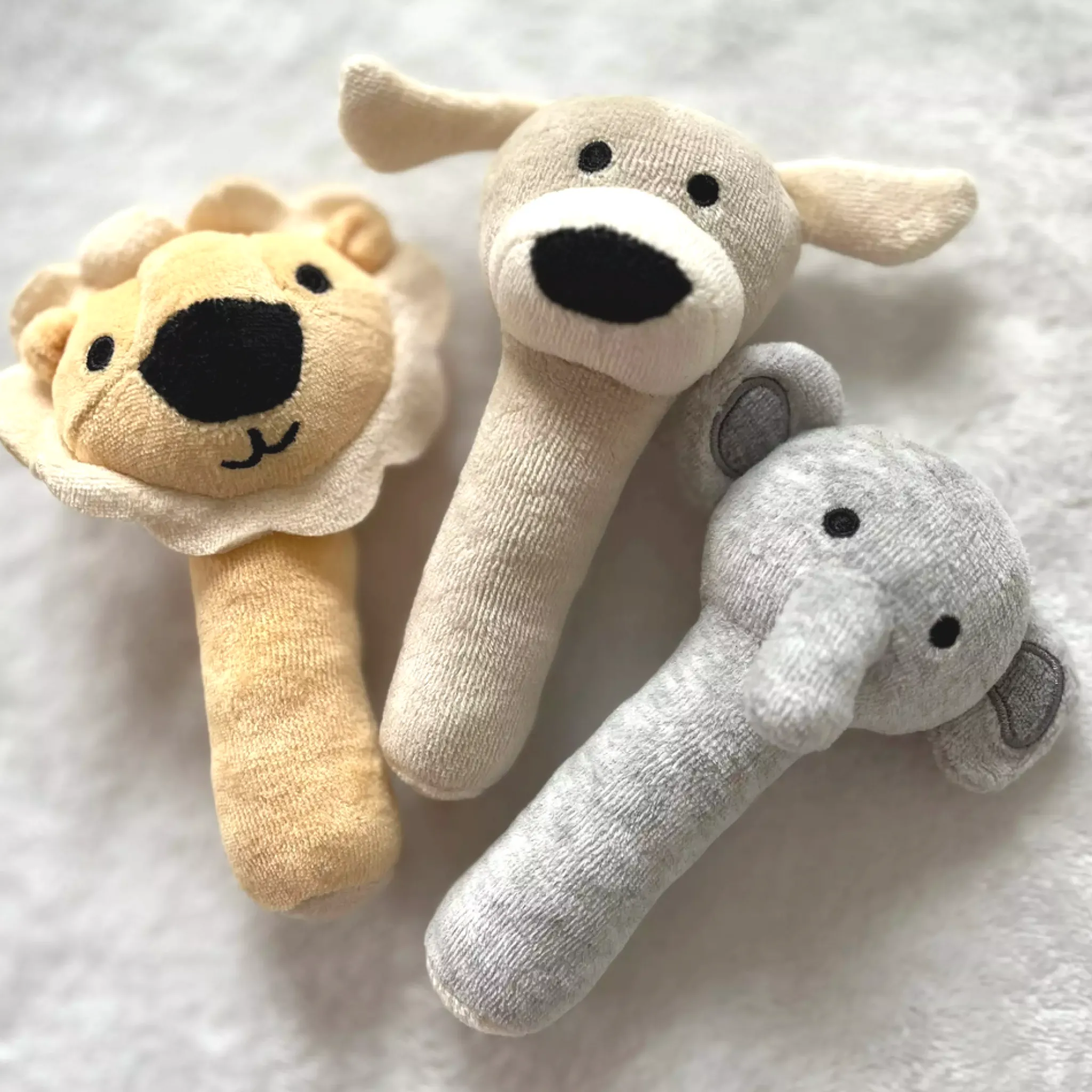 Geggamoja Mjukisdjur Och Doddi<Skallra Gul Lejon