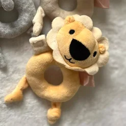 Geggamoja Mjukisdjur Och Doddi<Skallra ring gul lejon