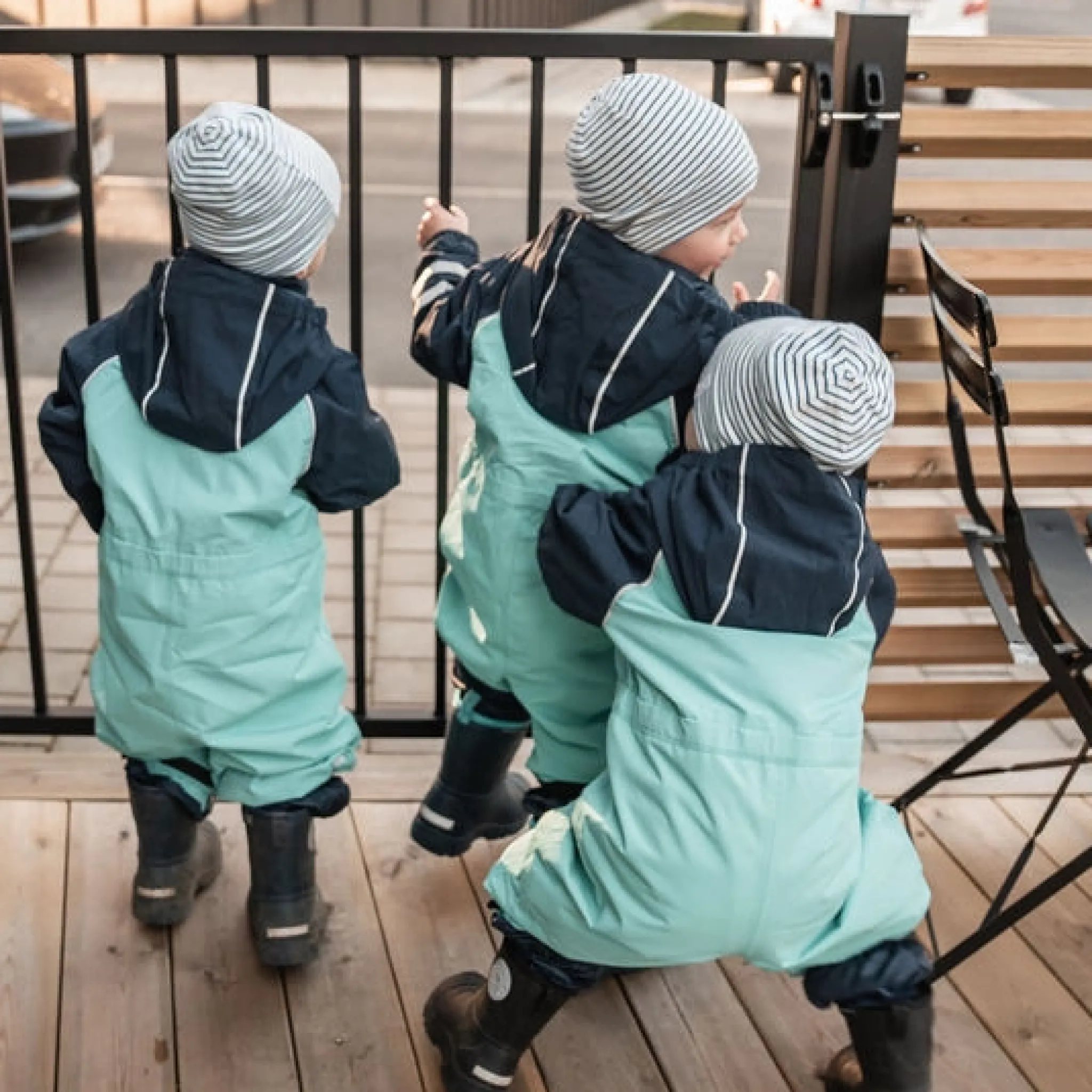 Barn Geggamoja Overaller|Skal Och Regnkläder<Skaloverall Mint