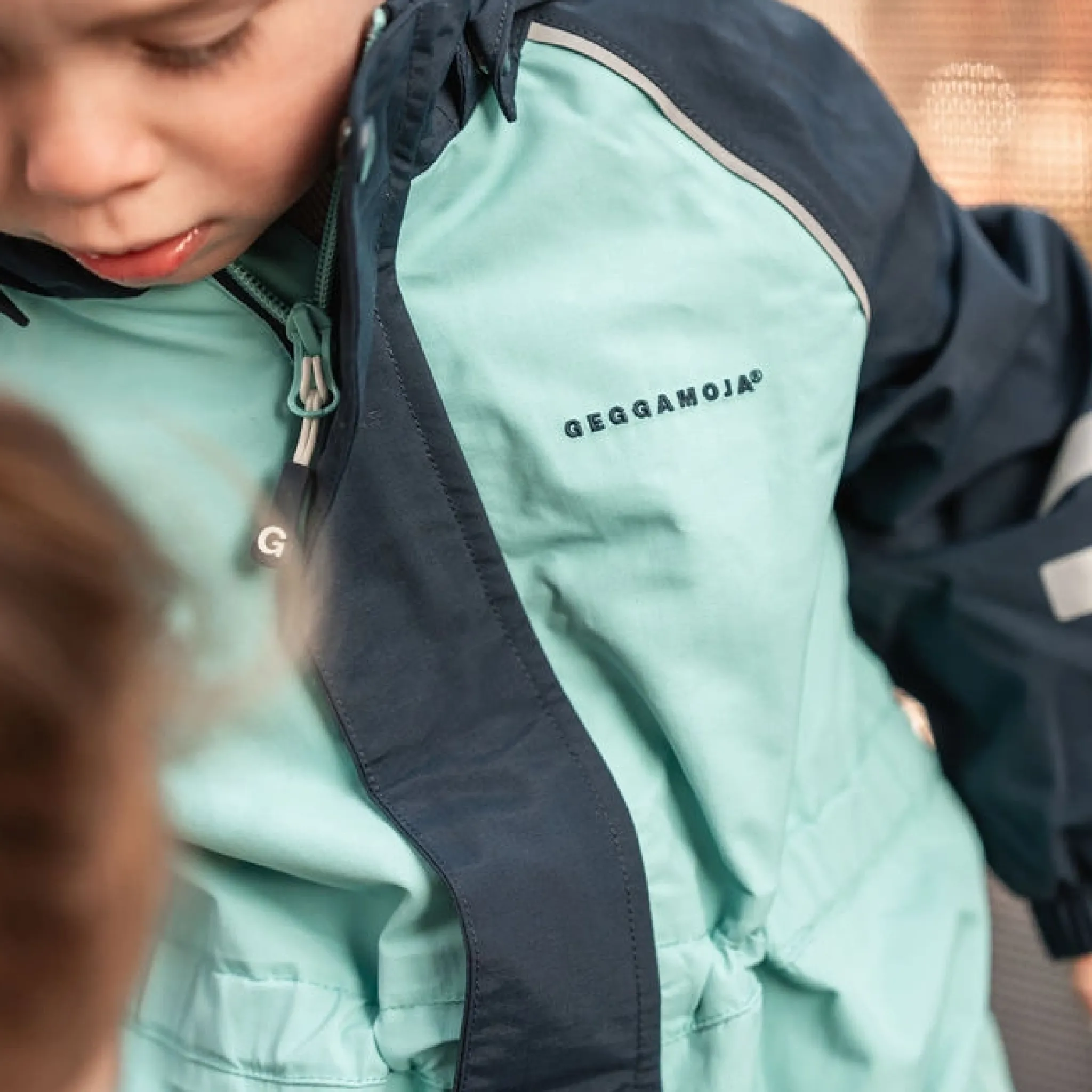 Barn Geggamoja Overaller|Skal Och Regnkläder<Skaloverall Mint