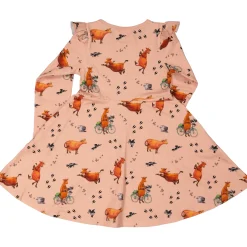 Barn Geggamoja Klänningar<Snurrklänning Mamma Mu och Kråkan Rosa