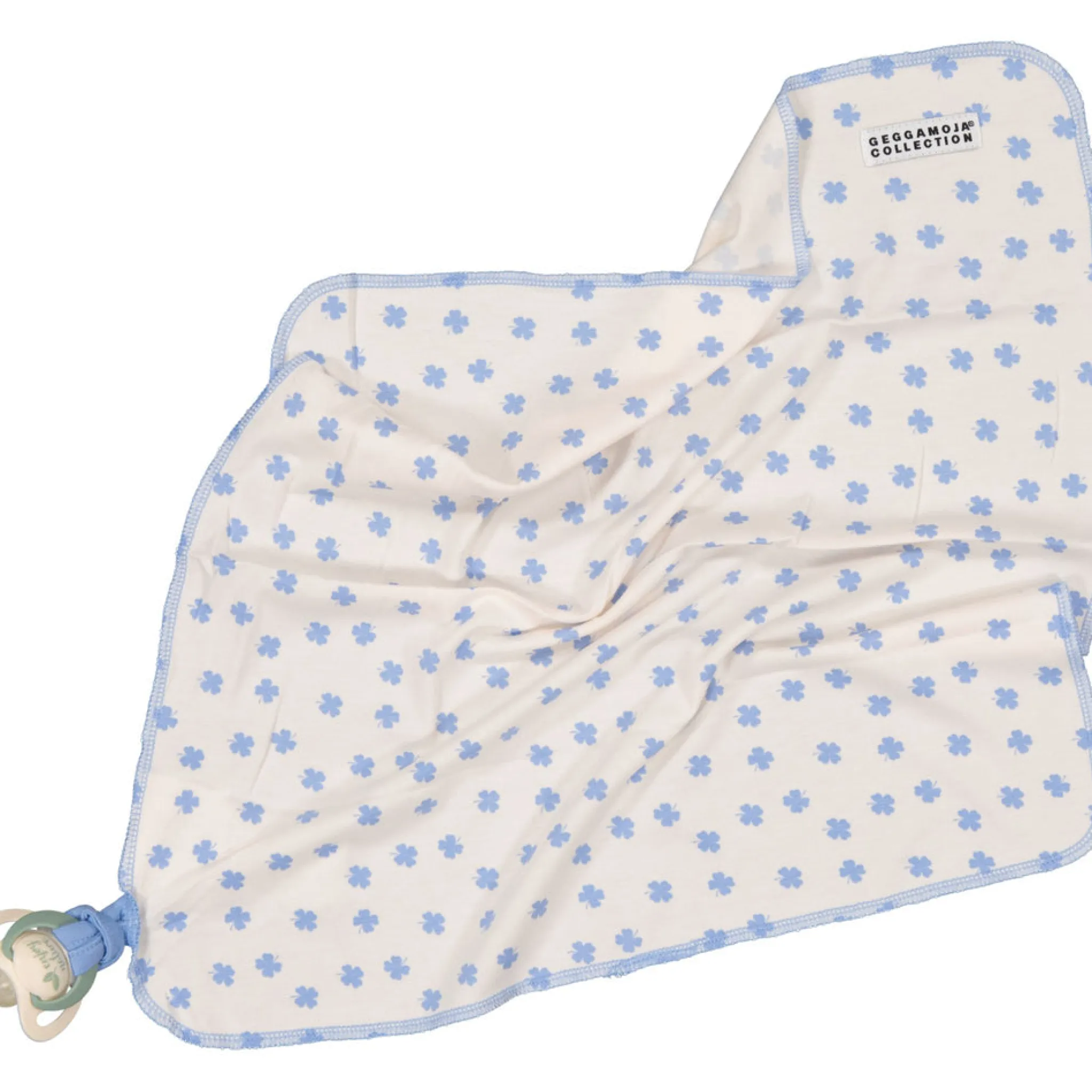 Barn Geggamoja Babyfiltar Och Snuttefiltar|Bambukläder<Snuttefilt Bambu Blå Klöver