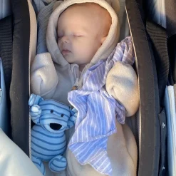 Barn Geggamoja Babyfiltar Och Snuttefiltar|Bambukläder<Snuttefilt Bambu Classic Grå/Vit