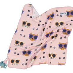 Barn Geggamoja Babyfiltar Och Snuttefiltar|Bambukläder<Snuttefilt Bambu Cool Cats Rosa