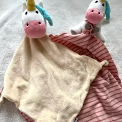 Barn Geggamoja Babyfiltar Och Snuttefiltar|Nyfödd<Snuttefilt Velor Unicorn