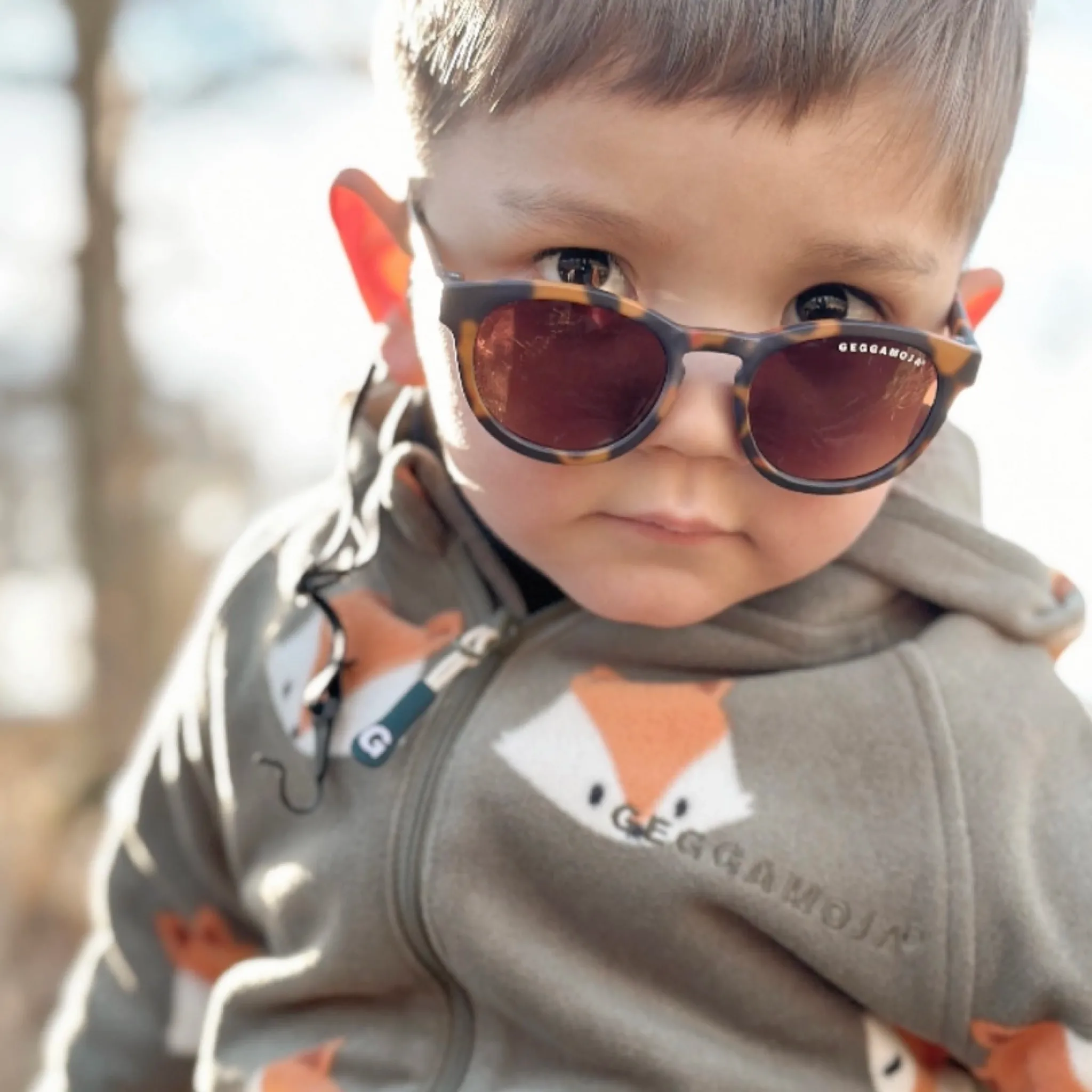 Barn Geggamoja Solglasögon|Nyfödd<Solglasögon Baby 0-1,5 år Brun
