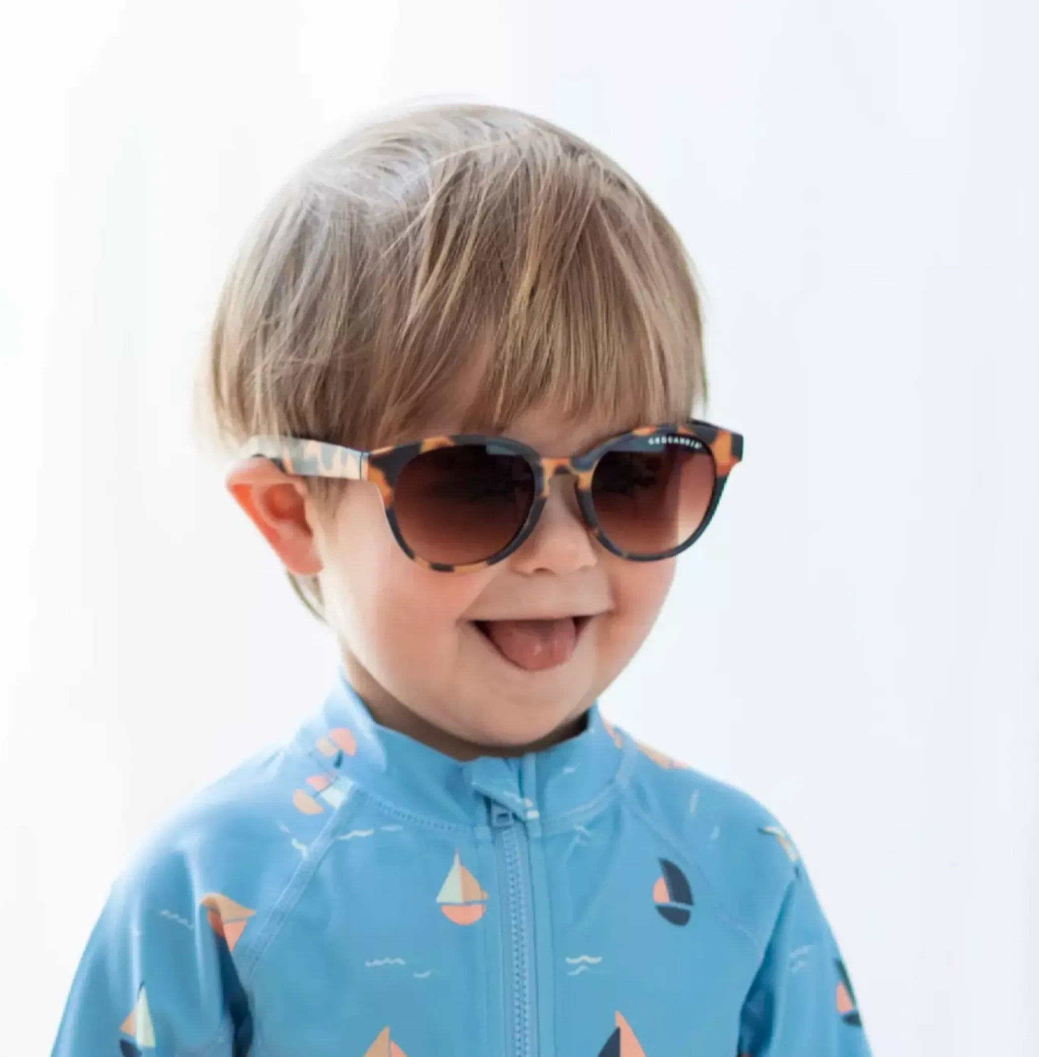 Barn Geggamoja Solglasögon|Nyfödd<Solglasögon Baby 0-1,5 år Brun