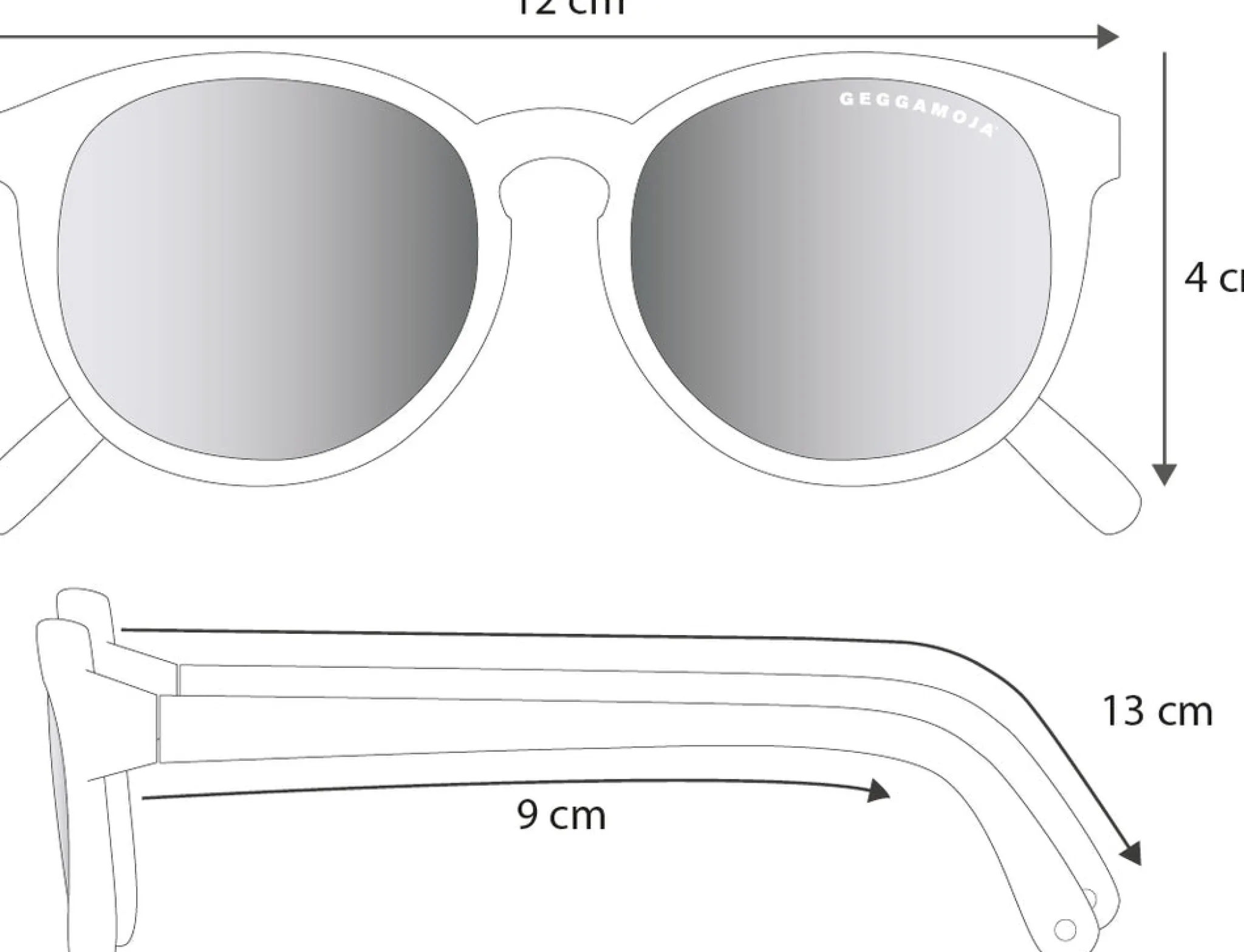 Barn Geggamoja Solglasögon|Nyfödd<Solglasögon Baby 0-1,5 år Grön