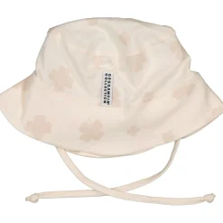 Barn Geggamoja Solhattar Och Kepsar|Bambukläder<Solhatt Bambu Klöver Beige