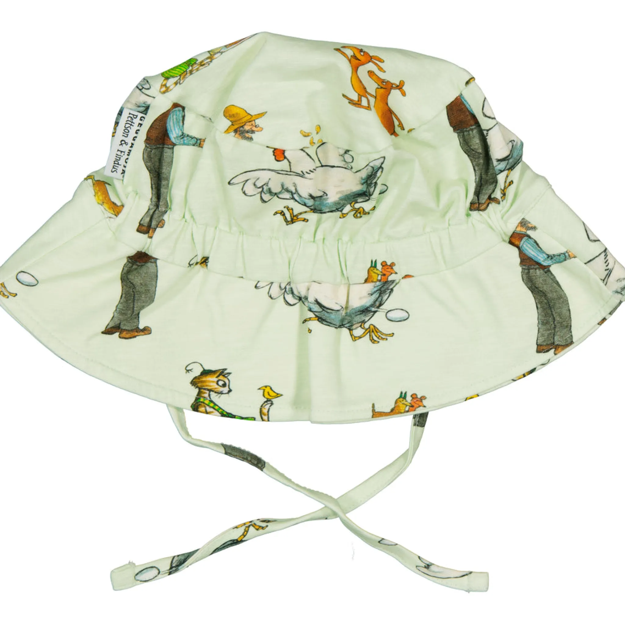 Barn Geggamoja Solhattar Och Kepsar<Solhatt Pettson och Findus Grön