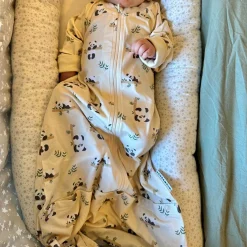 Barn Geggamoja Sovpåsar|Bambukläder<Sovpåse Bambu Panda Beige