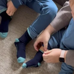 Barn Geggamoja Underkläder Och Strumpor|Ull Och Underställ<Strumpor Merinoull Navy