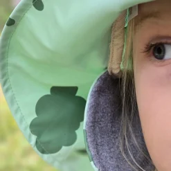 Barn Geggamoja Vintermössor|Solhattar Och Kepsar<Sydväst /Regnhatt fodrad Moln Mint