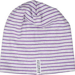 Barn Geggamoja Tunna Mössor<Topline Fleecemössa Grårandig