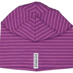 Barn Geggamoja Vintermössor<Topline fleecemössa Mörklila/Lila