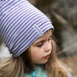 Barn Geggamoja Tunna Mössor<Topline Grårandig