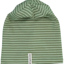 Barn Geggamoja Vintermössor<Topline Mössa fleecefodrad Mossgrön/Grön