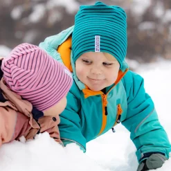 Barn Geggamoja Tunna Mössor<Topline mössa Rosa/Mörkblå