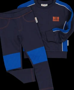 Barn Geggamoja Byxor<Treggings Aaron Navy