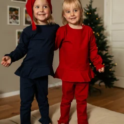 Barn Geggamoja Leggings Och Tights|Tröjor<Tröja med leggings Marinblå