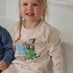 Barn Geggamoja Tröjor<Tröja Pettson och Findus Beige