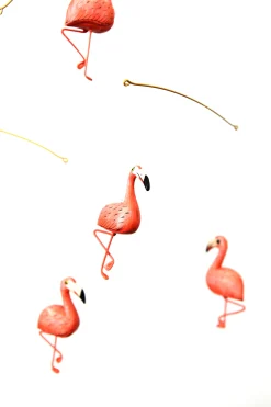 Geggamoja Till Sängen<Trämobil - Flamingo