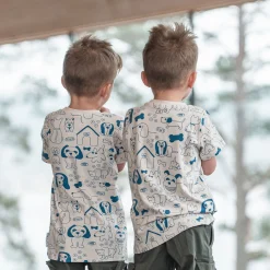 Barn Geggamoja T-Shirts|Bambukläder<T-Shirt Bambu Dogs