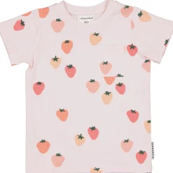 Barn Geggamoja T-Shirts|Bambukläder<T-Shirt Bambu Strawberry