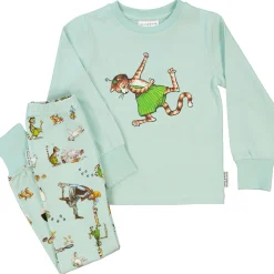 Barn Geggamoja Pyjamas Tvådelad<Tvådelad pyjamas Pettson och Findus Mint