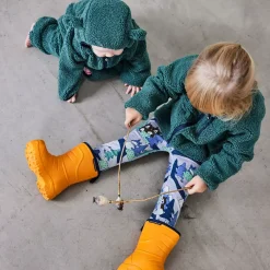 Barn Geggamoja Byxor|Ull Och Underställ<Underställsbyxor i Merinoull Grå