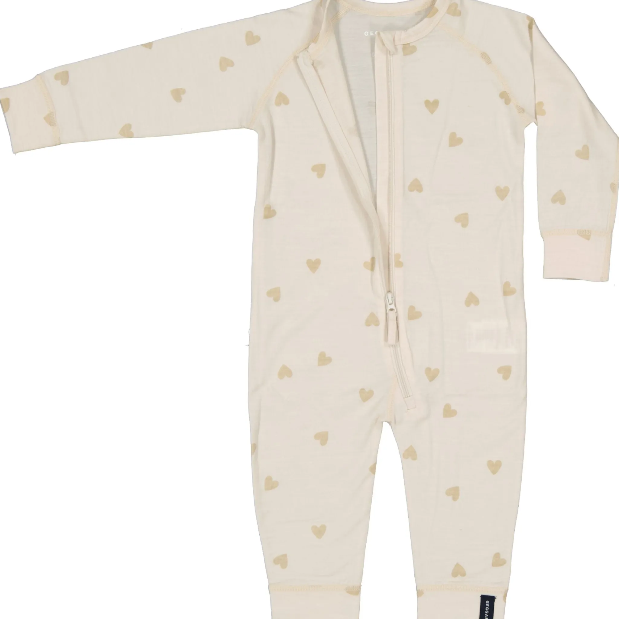 Barn Geggamoja Ull Och Underställ<Underställsdräkt Merinoull Beige