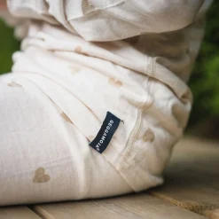 Barn Geggamoja Ull Och Underställ<Underställströja Merinoull Hjärtan