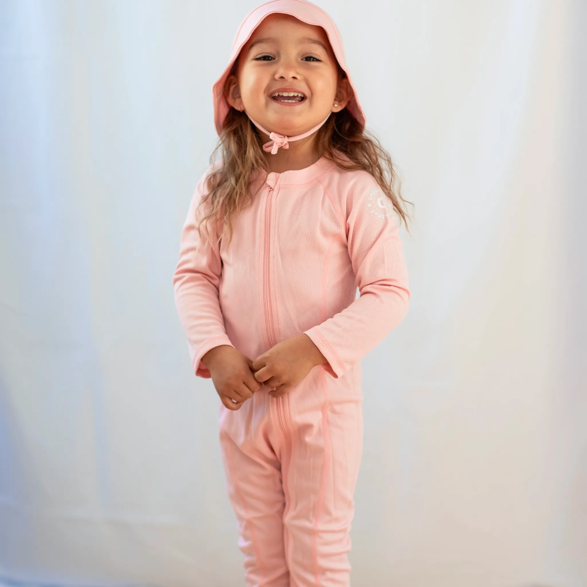 Barn Geggamoja Uv-Badkläder<UV - Dräkt Rosa