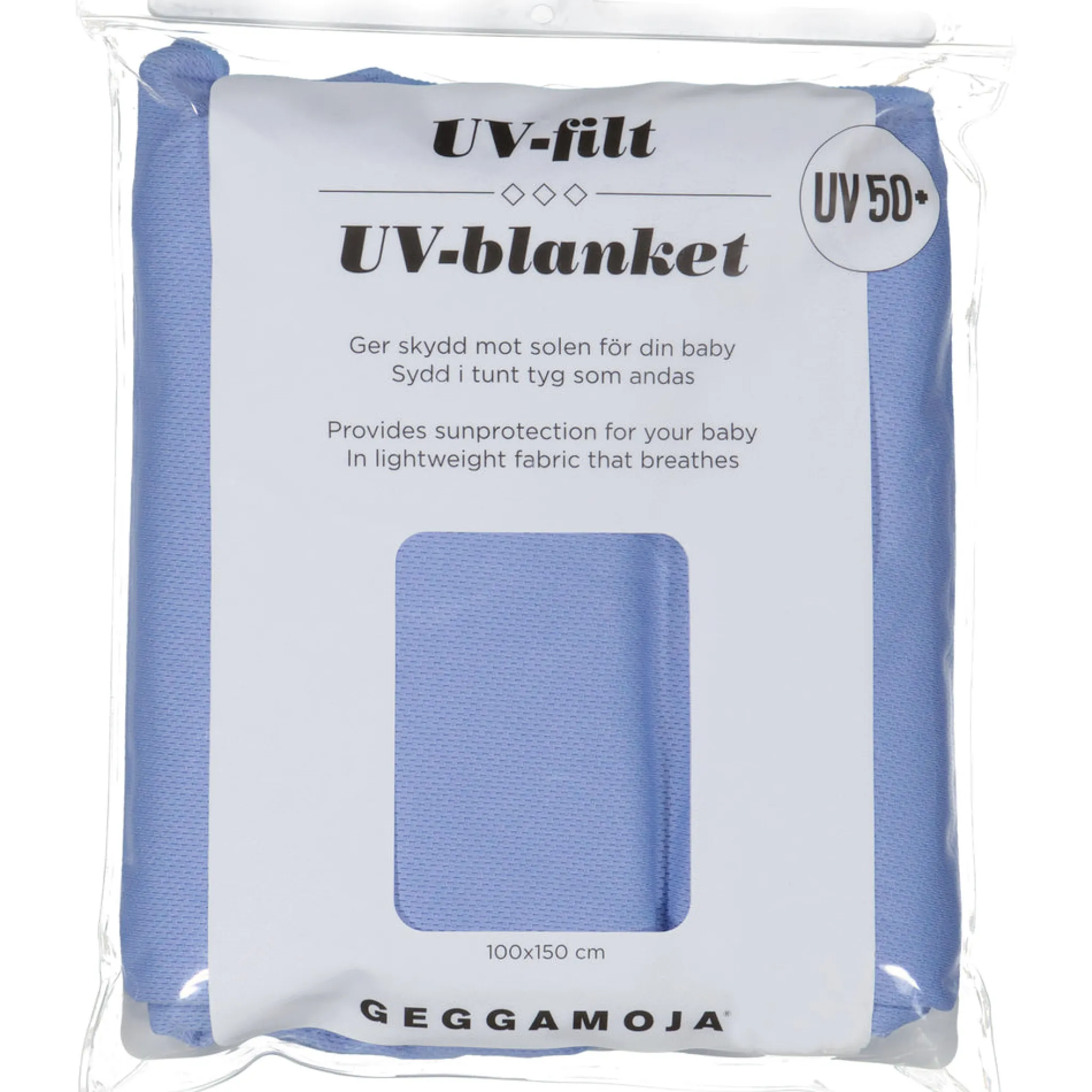 Barn Geggamoja Uv-Filtar Och Gardiner|Babyfiltar Och Snuttefiltar<UV Filt 50+ Blå