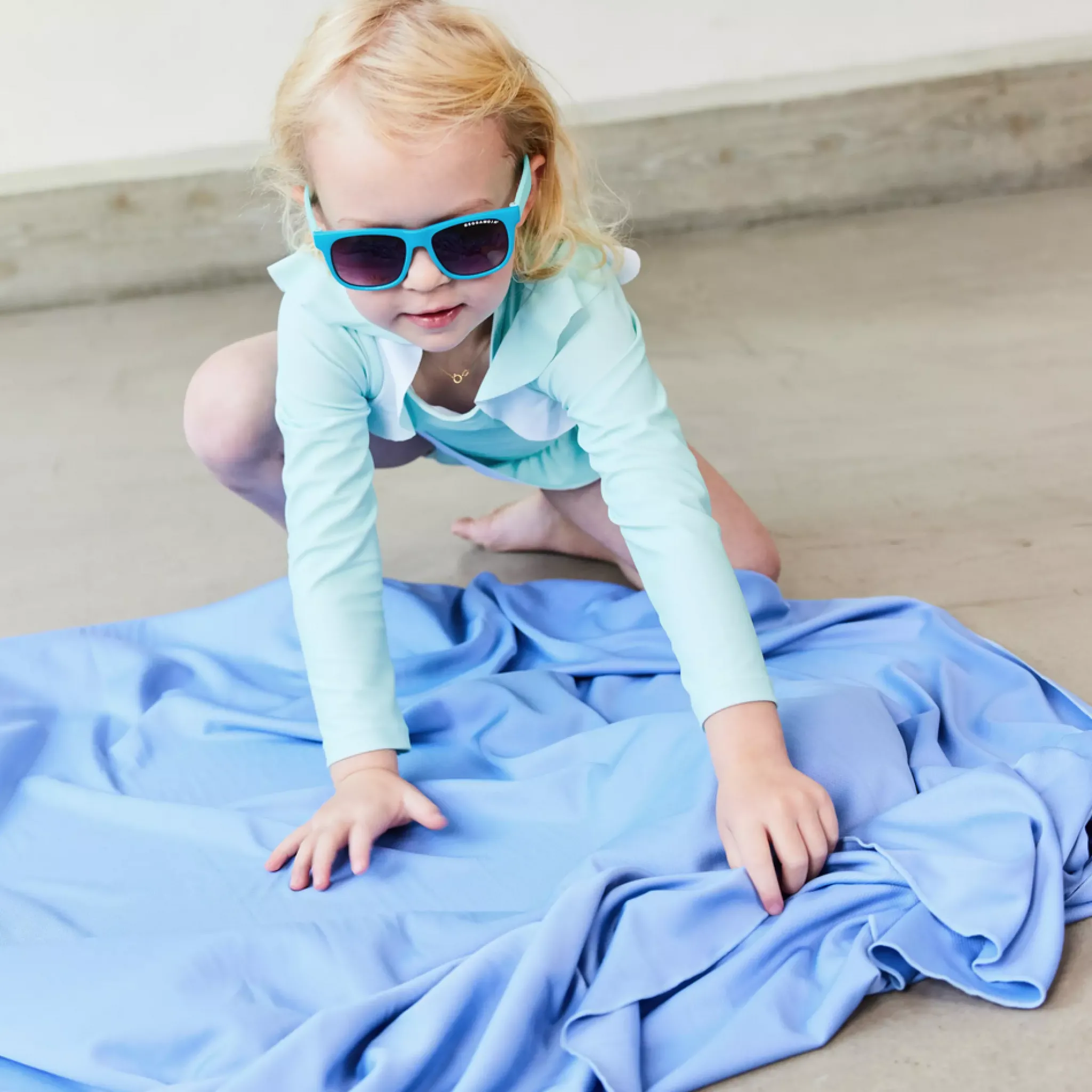 Barn Geggamoja Uv-Filtar Och Gardiner|Babyfiltar Och Snuttefiltar<UV Filt 50+ Blå