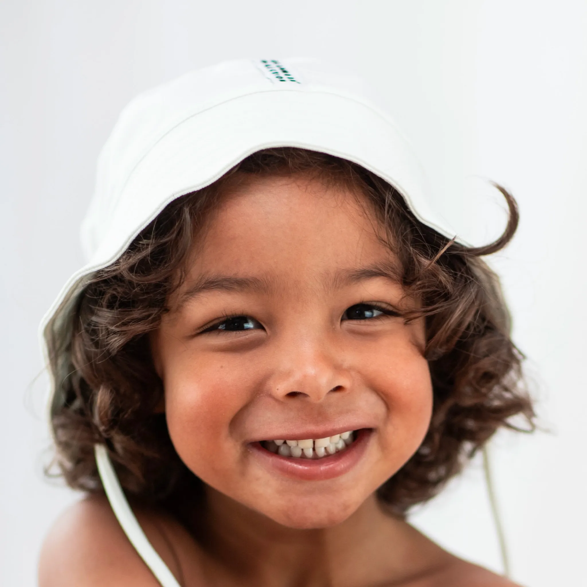 Barn Geggamoja Solhattar Och Kepsar|Uv-Badkläder<UV Solhatt Offwhite